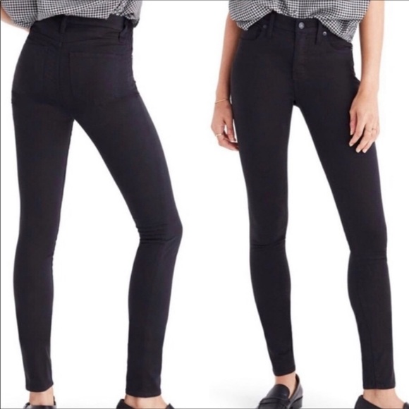 Madewell Denim - MADEWELL Skinny Skinny Black Jean Mid Rise 26